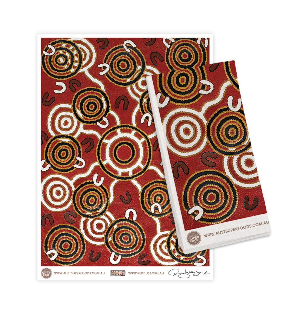 Red Dust Tea Towel