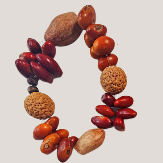 Ininti and Quandong seed bracelet by Emma Lake Artworks